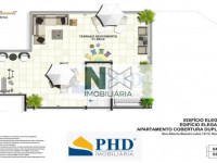 Cobertura Duplex 2 Quartos 174m² 