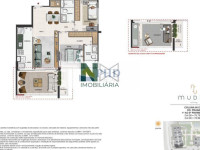 Apartamento 2 Quartos 79m² 