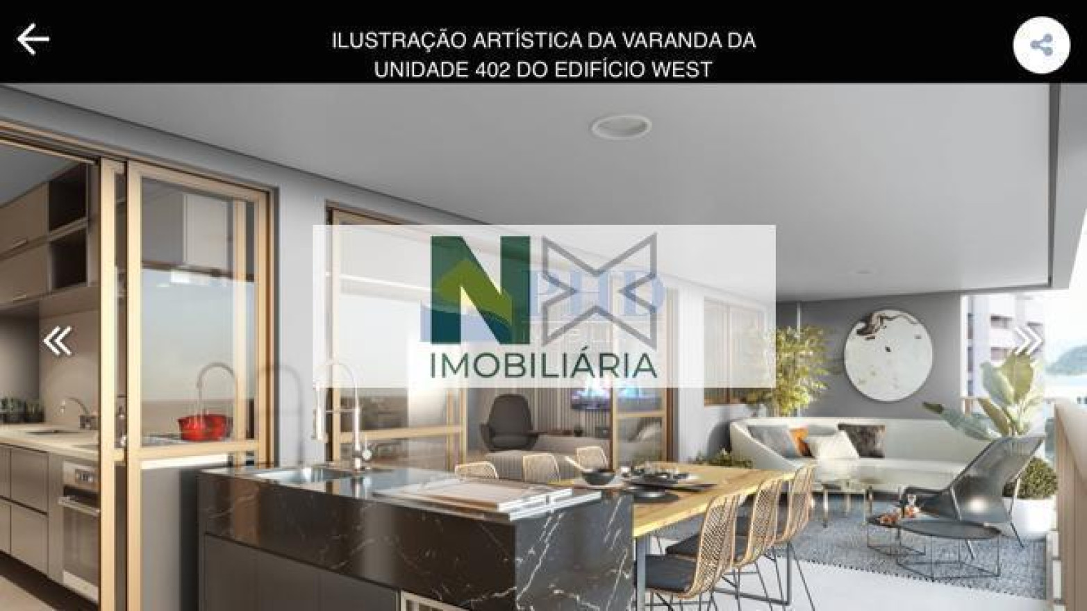 Apartamento 3 Quartos 121m² 