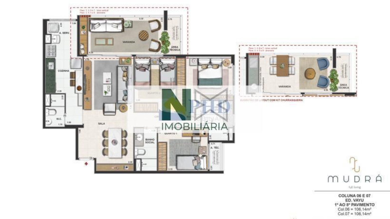 Apartamento 2 Quartos 79m² 